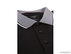 Поло мужское черное LUXOR