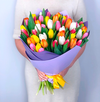 Букет тюльпанов микс (конструктор)