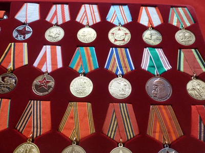 "Медали СССР в планшете" 4-я часть. Муляжи высокого качества!