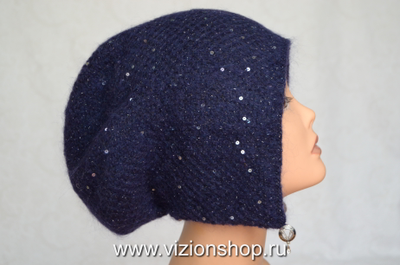 Vizio италия вязаная шапка ушанка для женщин зима 2020 фото