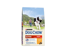 Сухой корм Dog Chow для активных взрослых собак с Курицей - 14 кг