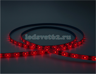 Светодиодная лента 12v-60led-4.8w-IP65 red SMD2835