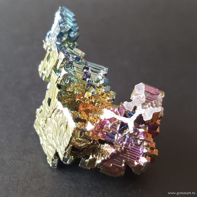 Висмут — кристаллы с побежалостью 63*42*33мм