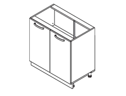 Кухонный шкаф Равенна Фиеста Н80