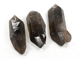 Кварц дымчатый, раухтопаз, кристалл двухголовик в ассортименте, Бразилия (52-58 мм, 26-34 г) №35770