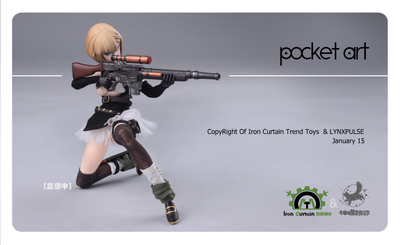 Эмилия, девочка-снайпер - КОЛЛЕКЦИОННАЯ ФИГУРКА 1/12 scale Pocket Art Series Emilia (PA001) - LYNXPULSE