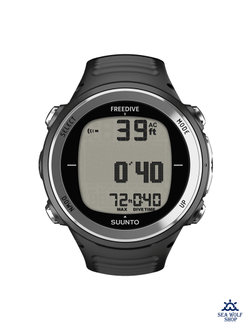 Компьютер подводный Suunto D4F для фридайвинга черный