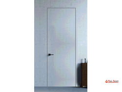 Дверь невидимка 40 мм скрытого монтажа CARDA INVISIBLE с чёрной кромкой