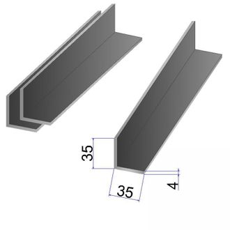 Уголок стальной 35х35х4 мм