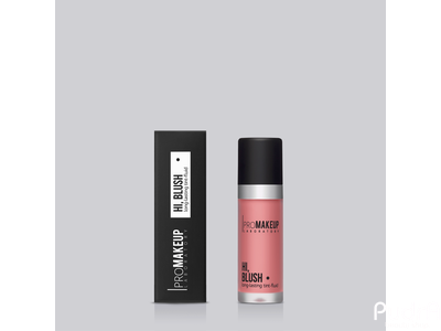 PROMAKEUP laboratory Стойкие румяна-флюид многофункциональные HI, BLUSH,  тон 101 coral / кораллово-розовый