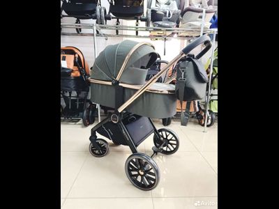 Детская коляска 3 в 1 Luxmom 788 Темно-зеленый