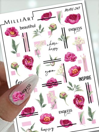 Слайдер-дизайн MilliArt Nails MAX-247