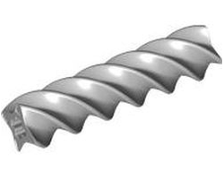 Technic, Gear Worm Screw 6L, Light Bluish Gray (73763 / 6417811)