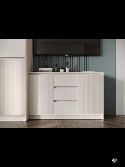 Мирен КМ-003 комод Кашемир/Моно керамика (МДФ)