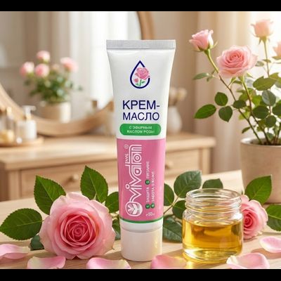 Крем-масло «Виватон» с эфирным маслом розы, 50 мл