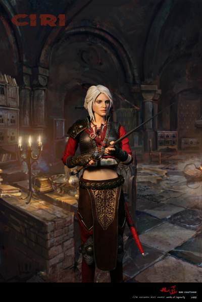 Цири в доспехах (Ведьмак 3, The Witcher) - КОЛЛЕКЦИОННАЯ ФИГУРКА 1/6 Ciri Armored (J-002) - Nine Craftsmen