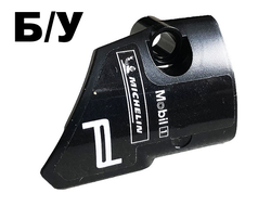 ! Б/У - Technic, Panel Fairing # 2 Small Smooth Short, Side B with White Mobil 1, Michelin, and Porsche Design Logos Pattern Sticker - Set 42096, Black (87086pb053) - Б/У