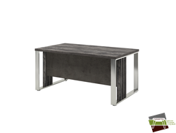 Стол руководителя прямой на металлических опорах