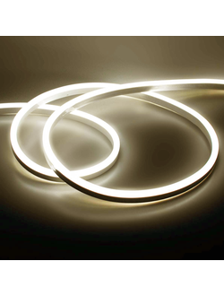 Гибкий светодиодный неон 2835 120LED/m 8x16мм 12V IP65 Warm односторонний