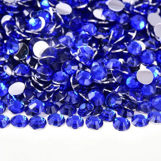 Стразы термоклеевые, цвет синий, размер SS16 (3,8 - 4,0 мм), 1440 шт