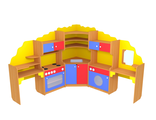Игровой комплекс "Хозяюшка" (углов.) (размер  д/ш/в 1900/1900/1400)