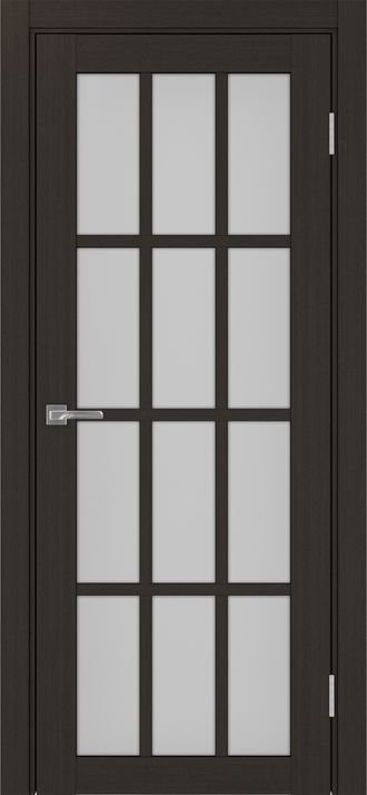 Межкомнатная дверь "Турин-542" венге (стекло сатинато)