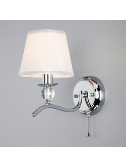 60097/1 ХРОМ КЛАССИЧЕСКОЕ БРА С АБАЖУРОМ