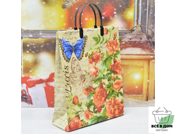 Пакет 30*40+10 из мягкого пластика Парижанка