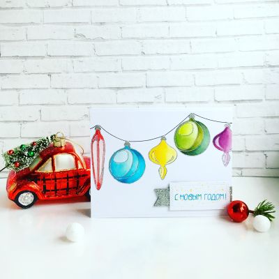 ФП штамп "Шар сосулька"