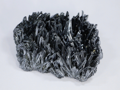 Антимонит, эстетичная друза кристаллов, Китай (92*75*43, 303 г) №18454