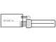Энергосберегающая лампа Osram Dulux T/E Plus 42w/830 G24q-4