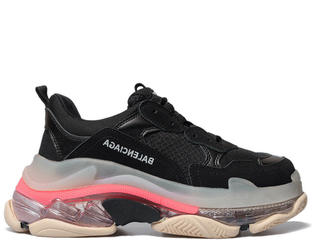 Balenciaga Triple S 2.0 Clear Sole Black White