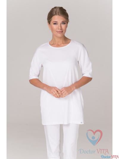 ТУНИКА МЕДИЦИНСКАЯ DR.SUPER "HELEN" БЕЛАЯ