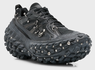 Balenciaga Defender Screw Sneaker With Piercings Black