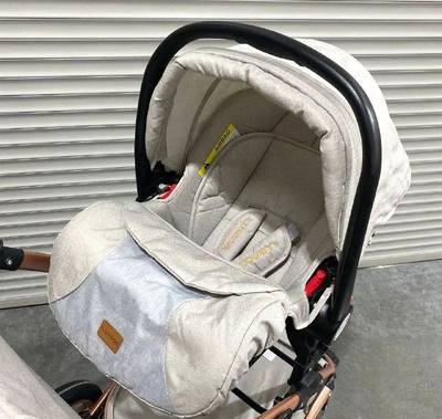 Детская коляска 3 в 1 Luxmom 518 Бежевый