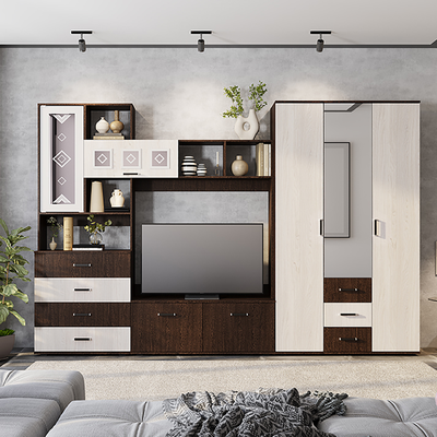 Шкаф 3-х створчатый Белла венге/ясень белый (БТС)