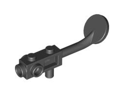 Minifigure, Utensil Metal Detector, no Stud on Search Head, Black (93106 / 4637372 / 6168638)