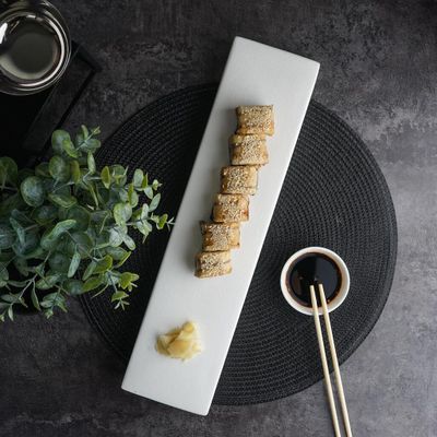 Блюдо прямоугольное 41*10 см h4 см, фарфор