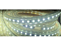 Ecola светодиодная лента 220V 12x7 9.6W/m 120Led/m IP68 6000K 6K (кратно 20!) STD S20D09ESB (цена за 1м)