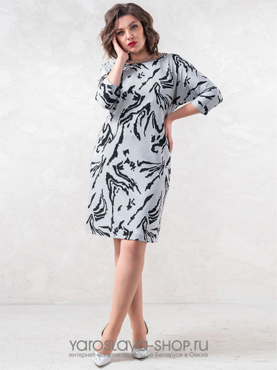 Повседневное женское платье из легкого трикотажа