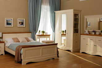 ШКАФ ДАНИЯ №5 ИЗ МАССИВА СОСНЫ 3-СТВОРЧАТЫЙ С БОКОВЫМИ ПОЛКАМИ И ЯЩИКАМИ 154 Х 62,5 Х 208 СМ