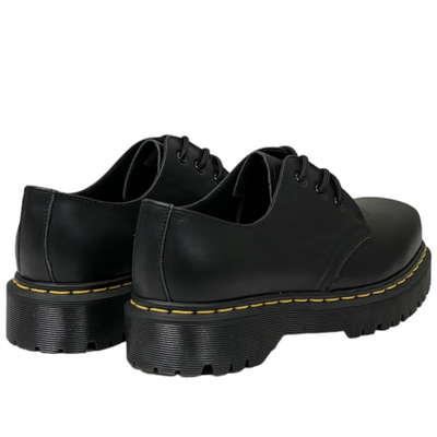 DR MARTENS 1461 BEX SMOOTH LEATHER SQUARE OXFORD BLACK
