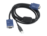 Кабель KVM для переключателей Kinan серий XM, XU, LS, XL, DL (SPHD-15 =&gt; USB+VGA(D-Sub), 3 метра (CH-3000U)