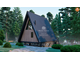 Дом A-Frame площадью 60м2 | Треугольный современный коттедж | Проект №173