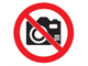 Знак безопасности Фотографировать запрещено, плёнка, D150