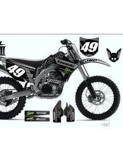 kawasaki kx kxf 250 2009 2010 #1587