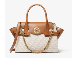 Сумка сэтчел Michael Kors Carmen Small коричневая