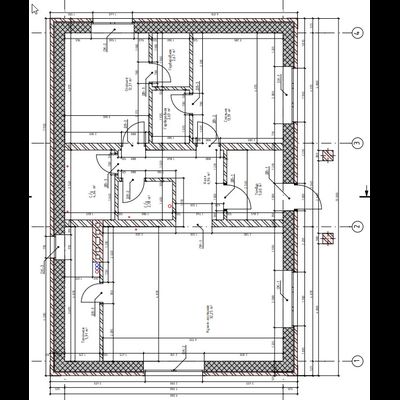 Одноэтажный дом с двумя спальнями 89м² (S19)