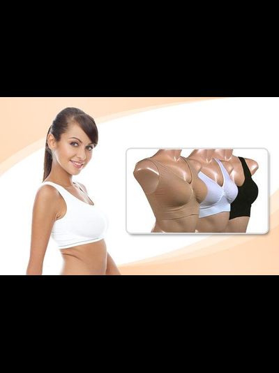 Комплект из 3 бесшовных бюстгальтеров Ahh Bra (Ах Бра)