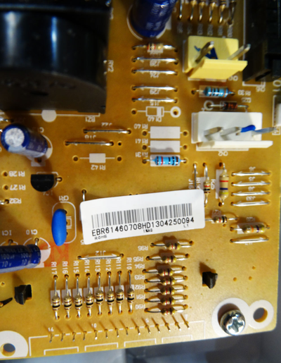 блок управления электронный в сборе СВЧ печи LG MC8289BRC